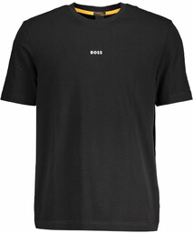 CZARNY MĘSKI T-SHIRT Z KRÓTKIM RĘKAWEM HUGO BOSS