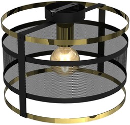 Lampa sufitowa Lavinia Luminex, możliwość ściemniania, czarny, salon
