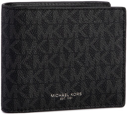Duży Portfel Męski Michael Kors Greyson 39F9LGYF5P Czarny