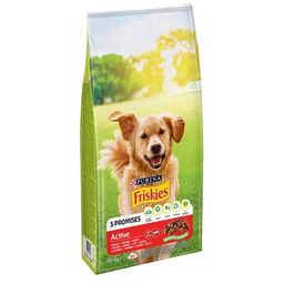 FRISKIES Karma dla psa Active Wołowina 10 kg
