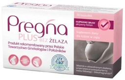 Pregna Plus bez żelaza, 30 kaps. -> Odbiór