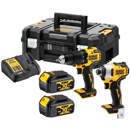 Dewalt Zestaw Wkrętarka DCD709 Zakrętarka DCF809 Bezszczotkowe 2x4AH