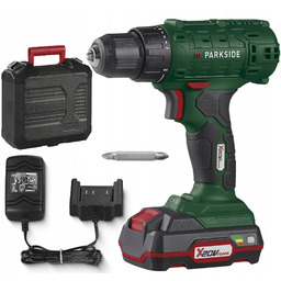 Wiertarko-wkrętarka Parkside akumulatorowa 20 V Aku 2 Ah
