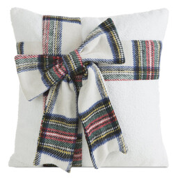 Eurofirany Poszewka świąteczna 45x45 Chp 139 kremowa zielona