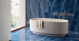 Spiek Kwarcowy Marmi Maximum Divine Blue 300x150x0,6cm