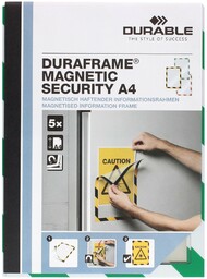 Ramka magnetyczna SECURITY A4 dwukolorowa zielono-biała 5 szt.
