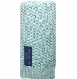 Kocyk bambusowo-bawełniany Roma 80x100 cm Miętowy Bocioland