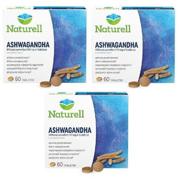 Zestaw NATURELL Ashwagandha, 3x60tabl.