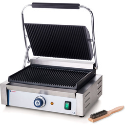 Panini grill elektryczny Hendi 263655 srebrny/szary 2200