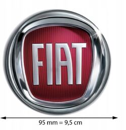 NOWY ORYGINALNY ZNACZEK EMBLEMAT LOGO BAGDE 95 MM