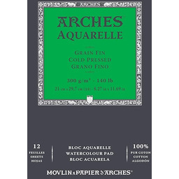 ARCHES A1795091 Akwarela 100% drobna 300 g klejony