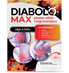 Diabolo Max, plaster silnie rozgrzewający, 1 sztuka