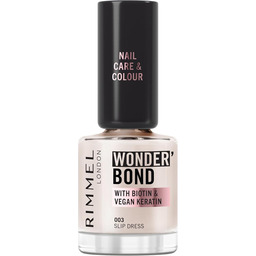 Rimmel Wonder''bond Care+Color 003 Slip Dress, regeneruje paznokcie,