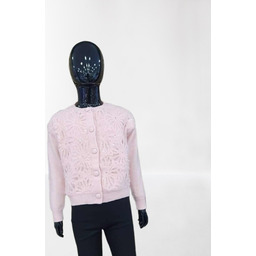 Sweter Dla Dziewczynki Rozpinany Różowy Ładny