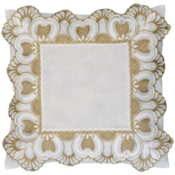 Poszewka zdobiona gipiurą JB101-01