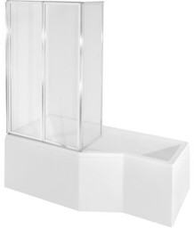 BESCO Wanna narożna INTEGRA 150x75 cm lewa