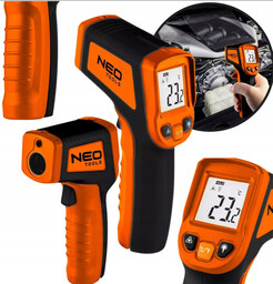 Pirometr Miernik Temperatury Bezdotykowy Termometr -50°C +400°C Neo