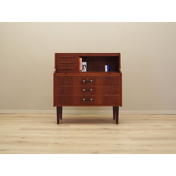 Pakamera Sekretarzyk tekowy, duński design, lata 70, produkcja: