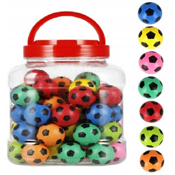Piłki Kauczukowe "football 3"- 60 szt.