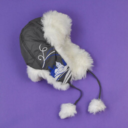 Dziecięca Uszanka Zimowy Pejzaż