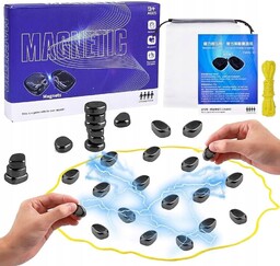 MAGNETYCZNA GRA W SZACHY KAMIENIE MAGNETYCZNE GRA EDUKACYJNE