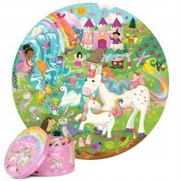 Puzzle Okrągłe 150 Jednorożce, Boppi