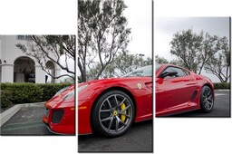 60 90cm obraz 3 elem Ferrari 599 Gto
