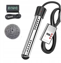 Grzałka Basenowa 3000W Podgrzewacz Do Wody Basenu Timer