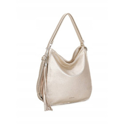 Stylowa Damska Torebka Shopper 2w1 Plecak LUIGISANTO Złota