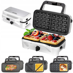 Opiekacz 3W1 Mpm MOP-33M Gofrownica Grill Do Kanapek