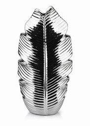 LEAF SILVER WAZON 7,5x17xh35cm