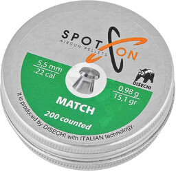 Śrut Spoton Match 5.5 mm, 200 szt. 0.98g/15.10gr