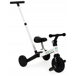 Rower trójkołowy biegowy 2w1 rączka do prowadzenia Ecotoys