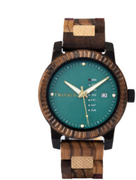 Zegarek drewniany Niwatch COLOUR z datownikiem