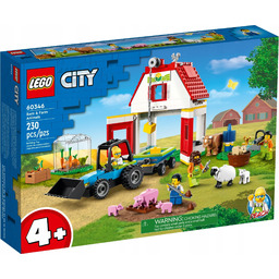 Lego City 60346 Stodoła i zwierzęta gospodarskie traktor