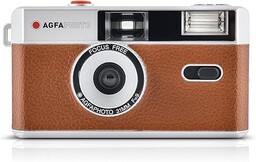 AgfaPhoto Analogowa kamera fotograficzna 35 mm, kolor brązowy