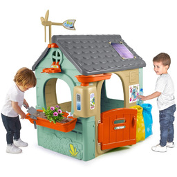 Feber Domek Ogrodowy Recycle Eco Segregacja Odpadów Zielona