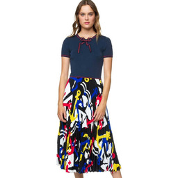 Sukienka damska United Colors Of Benetton plisowana midi-XS