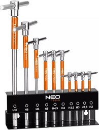 NEO TOOLS Zestaw kluczy trzpieniowych 09-509 (10 elementów)