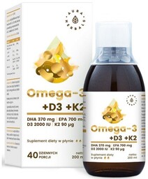 Omega 3 + D3 + K2mk7 suplement diety