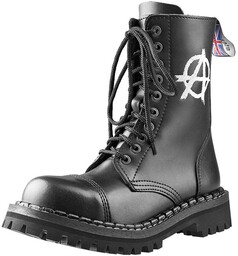 glany STEADY''S - 10 dziurek, czarne / ANARCHY