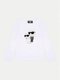 Karl Lagerfeld Kids Bluzka Dziewczynka biały Z30209