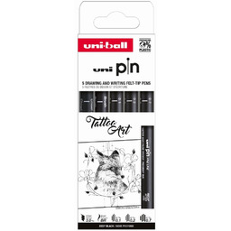 Cienkopis Kreślarski Pin 200 Tattoo Art Czarny Różne