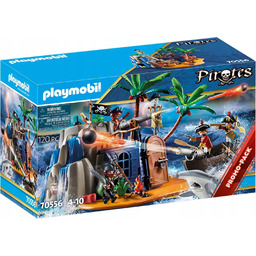 Playmobil Pirates 70556 Wyspa piratów z kryjówką skarbów