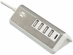Brennenstuhl Listwa zasilająca ładowarka 5xUSB Estilo