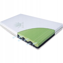 Materac dziecięcy Flora piankowy 120x60x10 cm Baby Matex