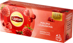 Herbatka owocowa Lipton Malina i Żurawina 20x1,6g