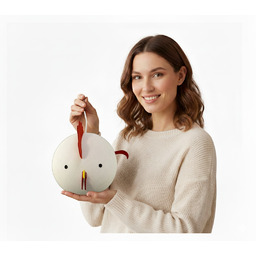 Lampa Sufitowa Cotton Balls Kogut Ręcznie Robiona