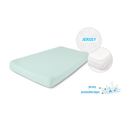 Babymatex Podkład higieniczny 60x120x10 jersey 33 miętowy nieprzemakalne
