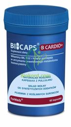 BICAPS B CARDIO+ (Witaminy B6, B12 i Folian),